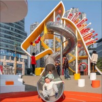 大型八爪鱼儿童组合式滑梯